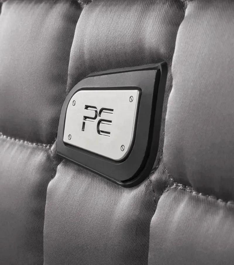 Premier Equine Capella Close Contact Merino Wool Dressage Square - Grey/Black-4