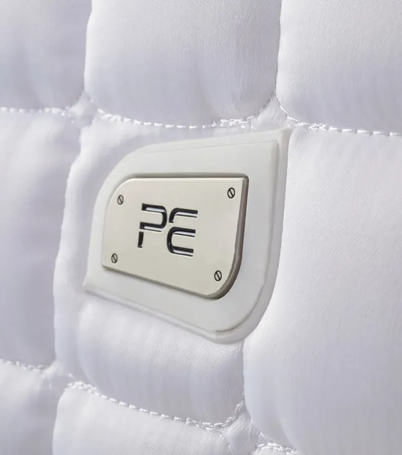 Premier Equine Capella Close Contact Merino Wool Dressage Square - White/Natural-4