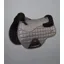 Premier Equine Capella Close Contact Merino Wool GP/Jump Square - Grey/Black