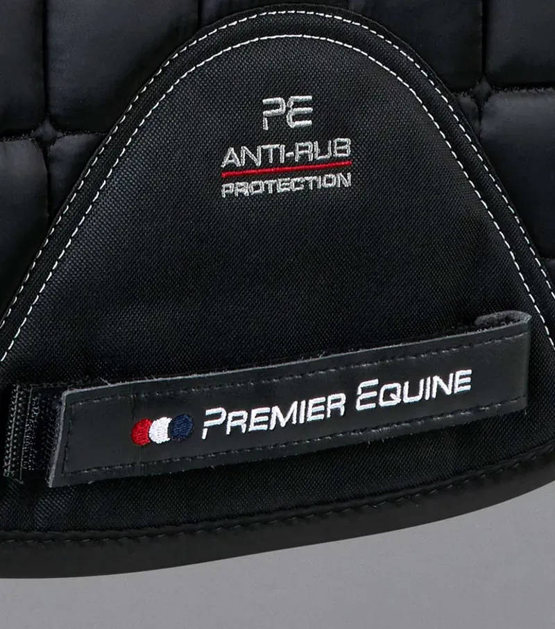 Premier Equine Capella Close Contact Merino Wool GP/Jump Square - Black/Black-4