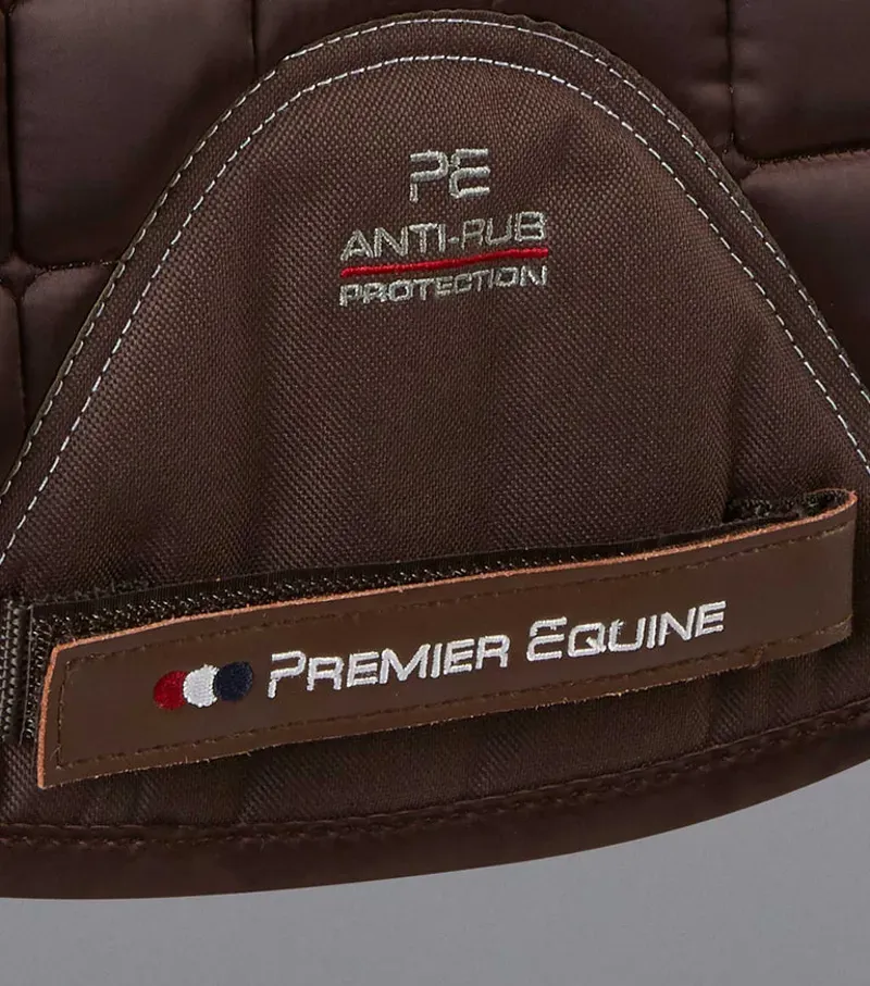 Premier Equine Capella Close Contact Merino Wool GP/Jump Square - Brown/Natural-4