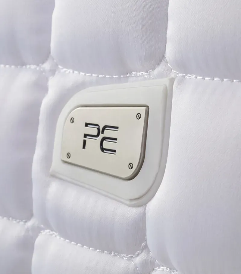 Premier Equine Capella Close Contact Merino Wool GP/Jump Square - White/Natural-1