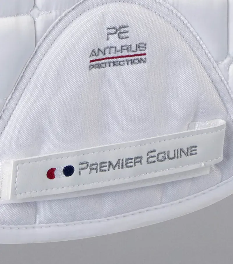 Premier Equine Capella Close Contact Merino Wool GP/Jump Square - White/Natural-4