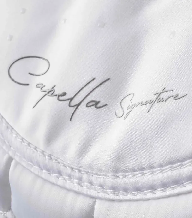 Premier Equine Capella Close Contact Merino Wool GP/Jump Square - White/Natural-5