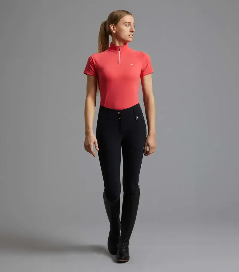 Premier Equine Ladies Carapello Full Seat Gel Riding Breeches - Navy
