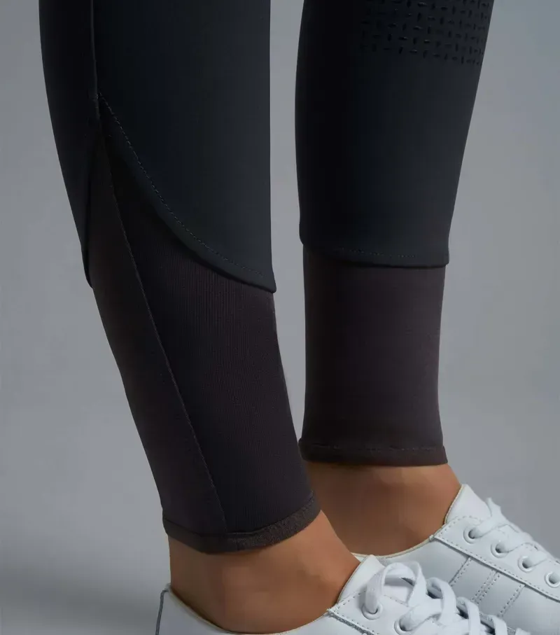 Premier Equine Ladies Carapello Full Seat Gel Riding Breeches - Anthracite-4
