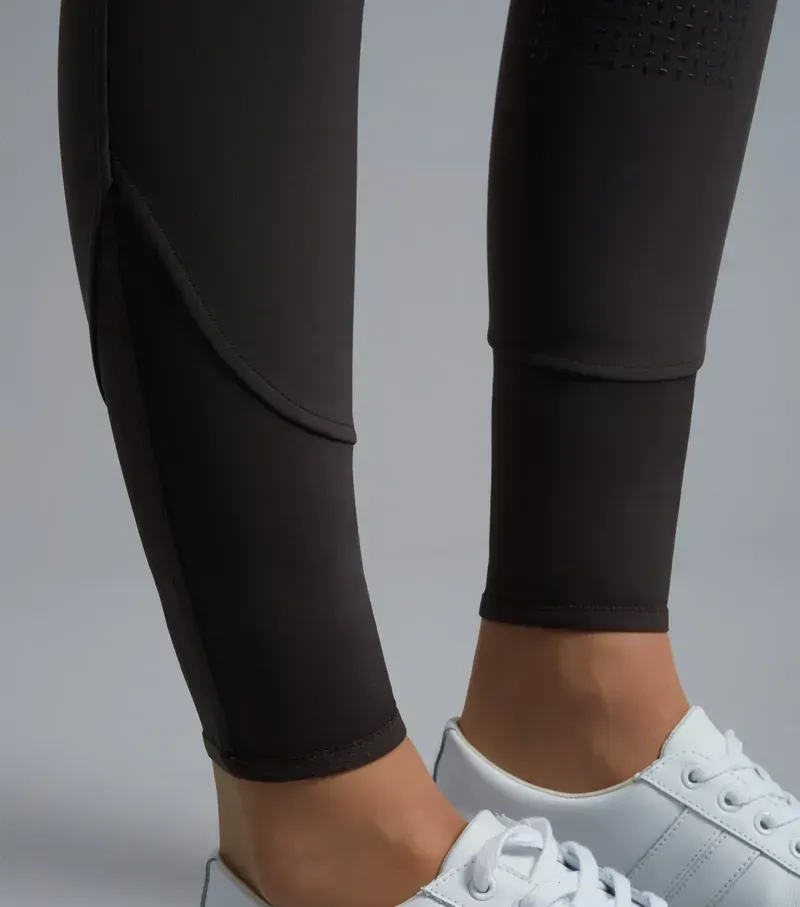 Premier Equine Ladies Carapello Full Seat Gel Riding Breeches - Liquorice-4