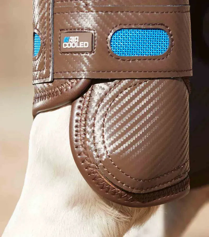 Premier Equine Carbon Tech Air Cooled Eventing Boots - Brown-4