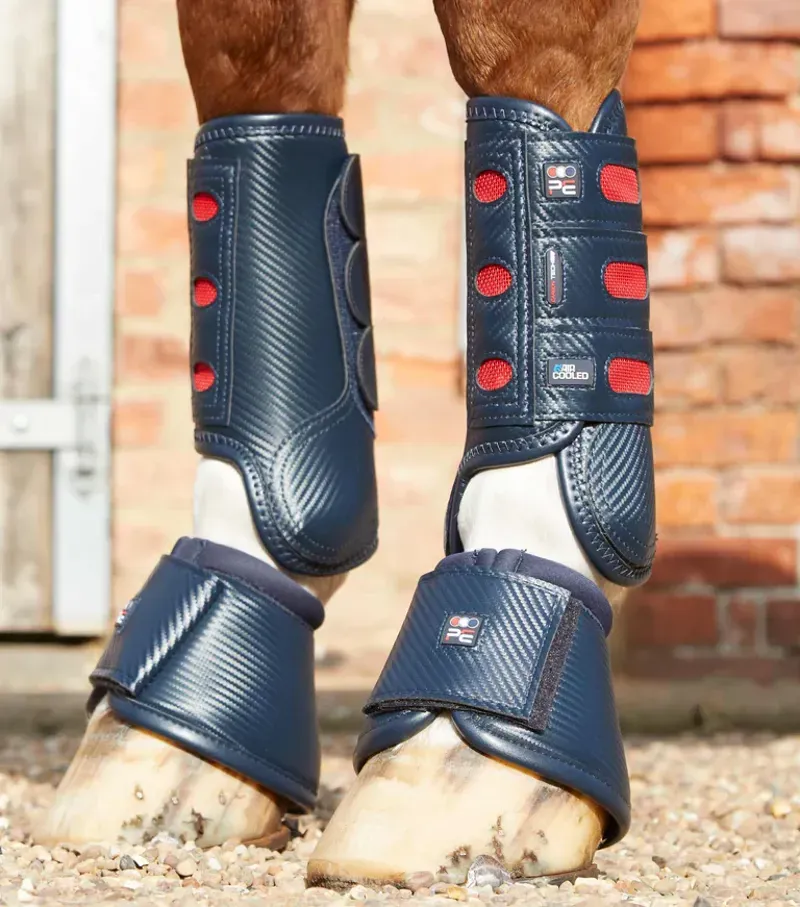 Premier Equine Carbon Tech Air Cooled Eventing Boots - Navy