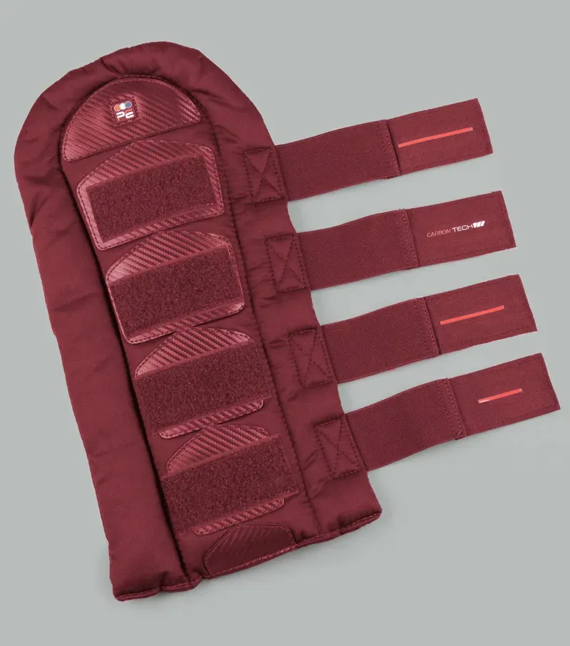 Premier Equine Carbon Tech Anti-Slip Tail Guard - Burgundy -1
