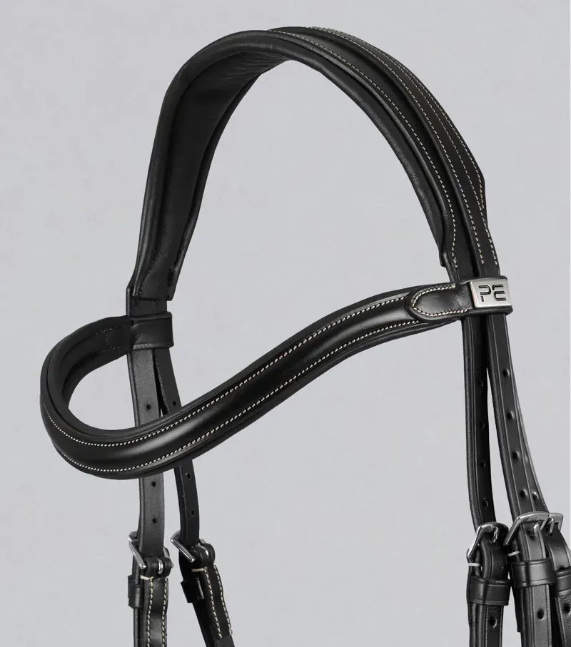 Premier Equine Cassano Snaffle Bridle - Black-2