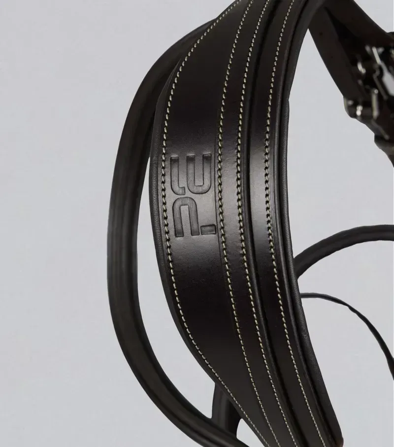 Premier Equine Cassano Snaffle Bridle - Brown-1