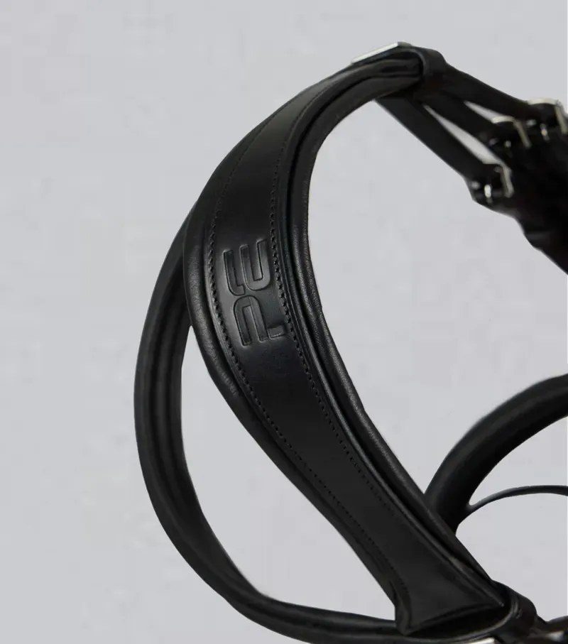 Premier Equine Castello Anatomical Bridle - Black-1
