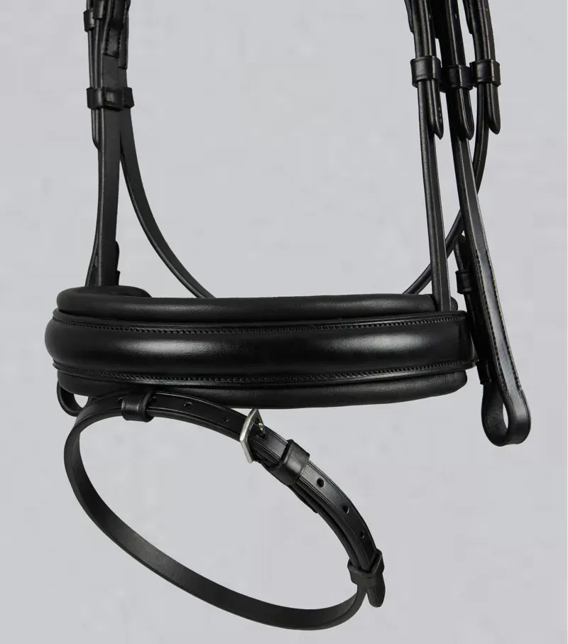 Premier Equine Castello Anatomical Bridle - Black-3