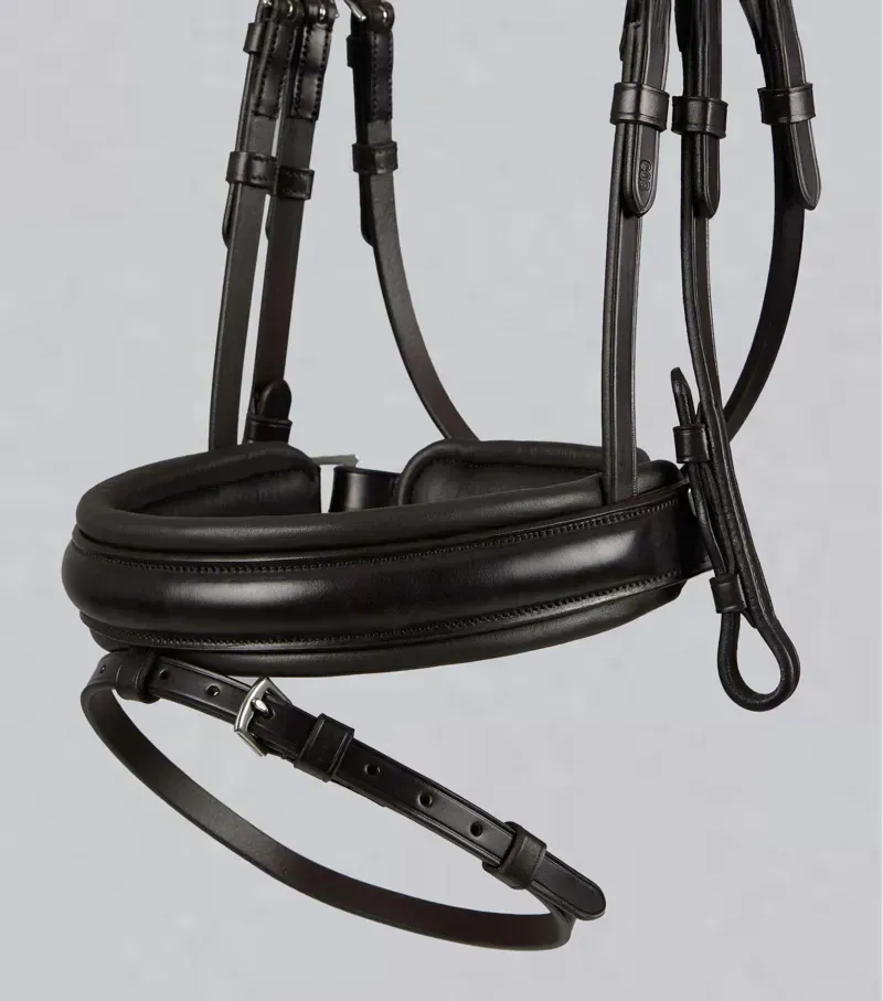 Premier Equine Castello Anatomical Bridle - Brown-3