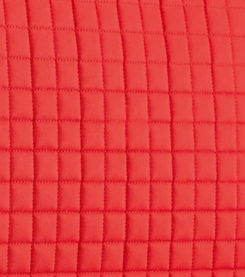 Premier Equine Close Contact European Cotton Saddle Pad - Dressage Square Red - Full-3