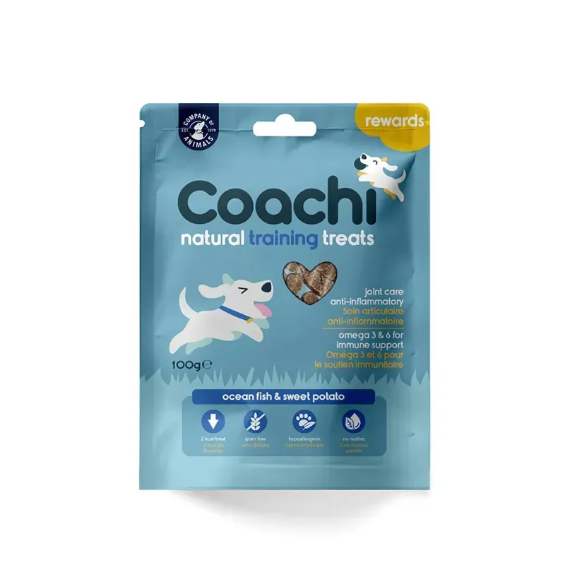 Coachi Natural Training Treats - Ocean Fish and Sweet Potato 100g