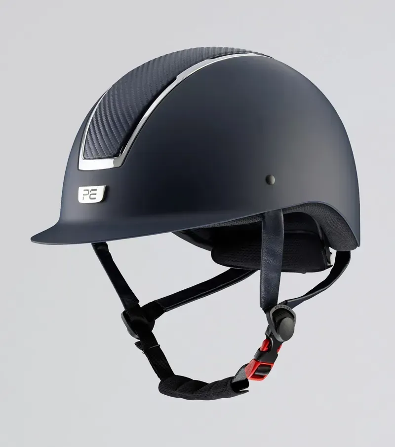 Premier Equine Centauri Horse Riding Helmet - Navy-2