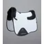 Premier Equine Close Contact Airtechnology Shockproof Wool Dressage Square - White/Black