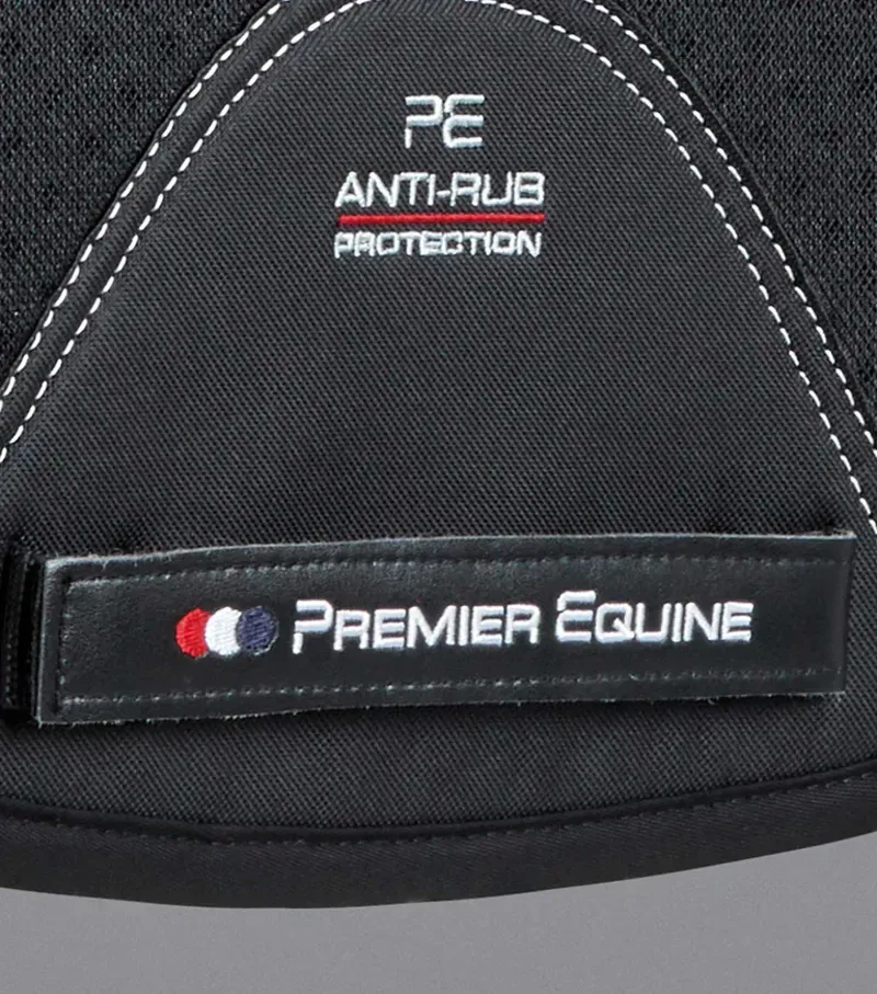 Premier Equine Close Contact Airtechnology Shockproof Wool GP/Jump Square - Black/Black-4