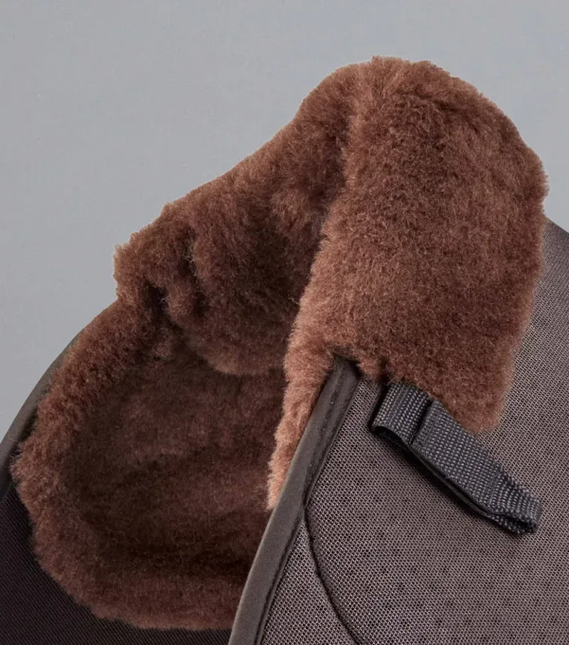 Premier Equine Close Contact Airtechnology Shockproof Wool GP/Jump Square - Brown/Brown-2