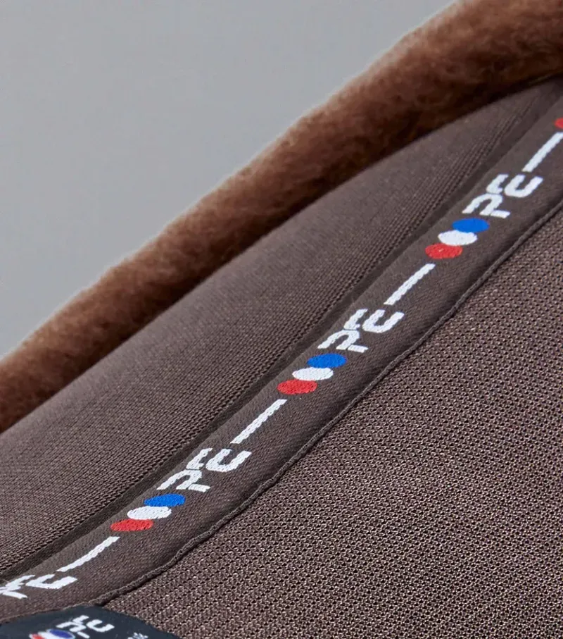 Premier Equine Close Contact Airtechnology Shockproof Wool GP/Jump Square - Brown/Brown-5