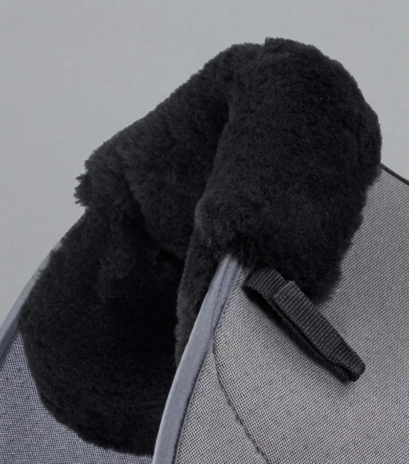 Premier Equine Close Contact Airtechnology Shockproof Wool GP/Jump Square - Grey/Black-2