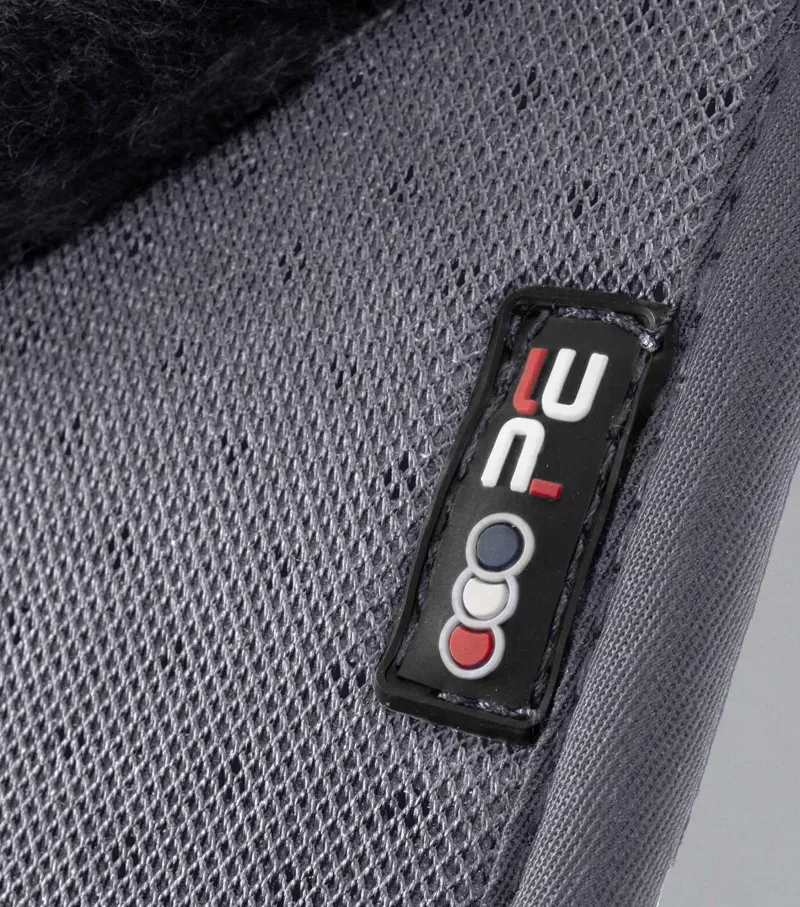Premier Equine Close Contact Airtechnology Shockproof Wool GP/Jump Square - Grey/Black-3