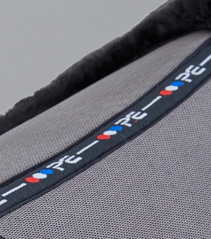 Premier Equine Close Contact Airtechnology Shockproof Wool GP/Jump Square - Grey/Black-5