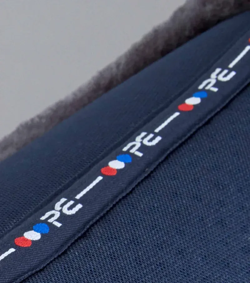 Premier Equine Close Contact Airtechnology Shockproof Wool GP/Jump Square - Navy/Grey-5