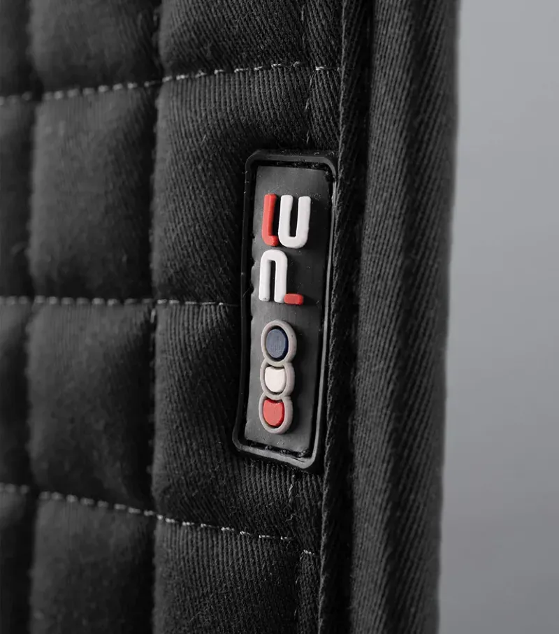 Premier Equine Close Contact Cotton Dressage Saddle Pad - Black-1