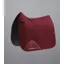 Premier Equine Close Contact Cotton Dressage Saddle Pad - Burgundy