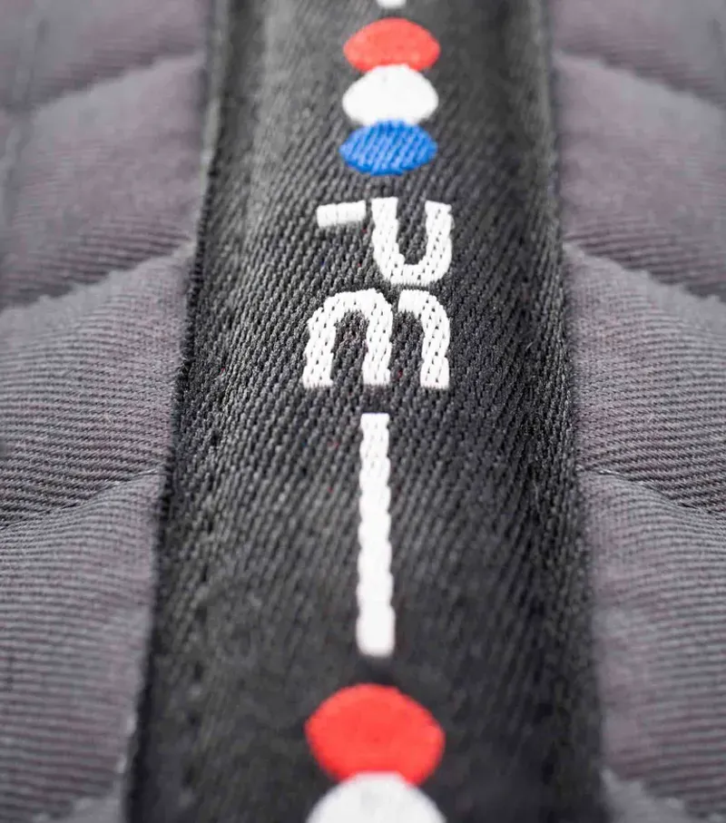 Premier Equine Close Contact Cotton Dressage Saddle Pad - Grey-5