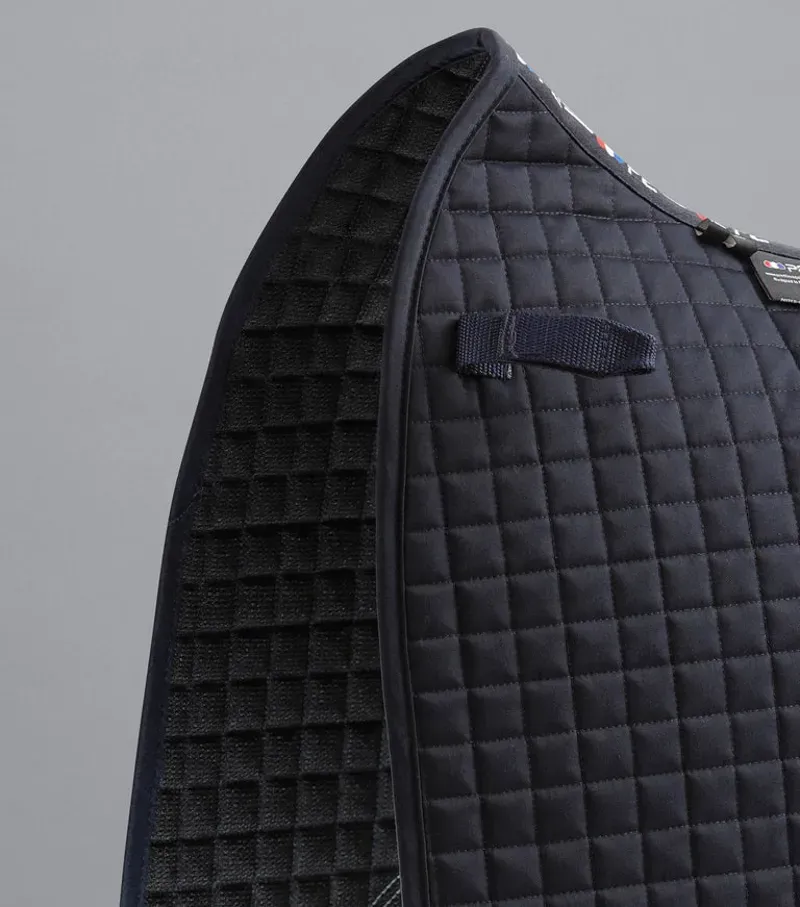 Premier Equine Close Contact Cotton Dressage Saddle Pad - Navy-2
