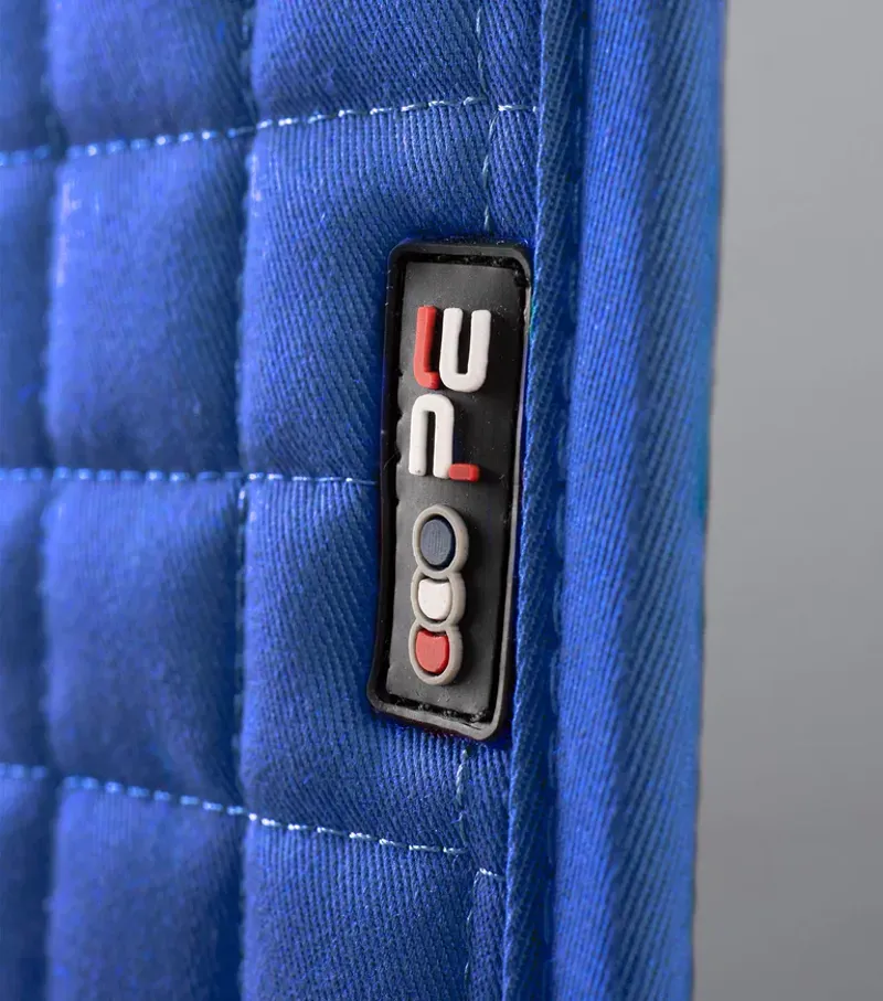 Premier Equine Close Contact Cotton Dressage Saddle Pad - Royal Blue-1