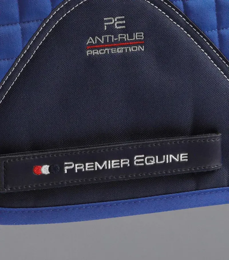 Premier Equine Close Contact Cotton Dressage Saddle Pad - Royal Blue-4