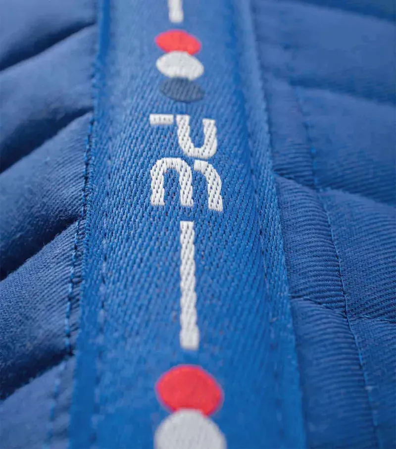 Premier Equine Close Contact Cotton Dressage Saddle Pad - Royal Blue-5