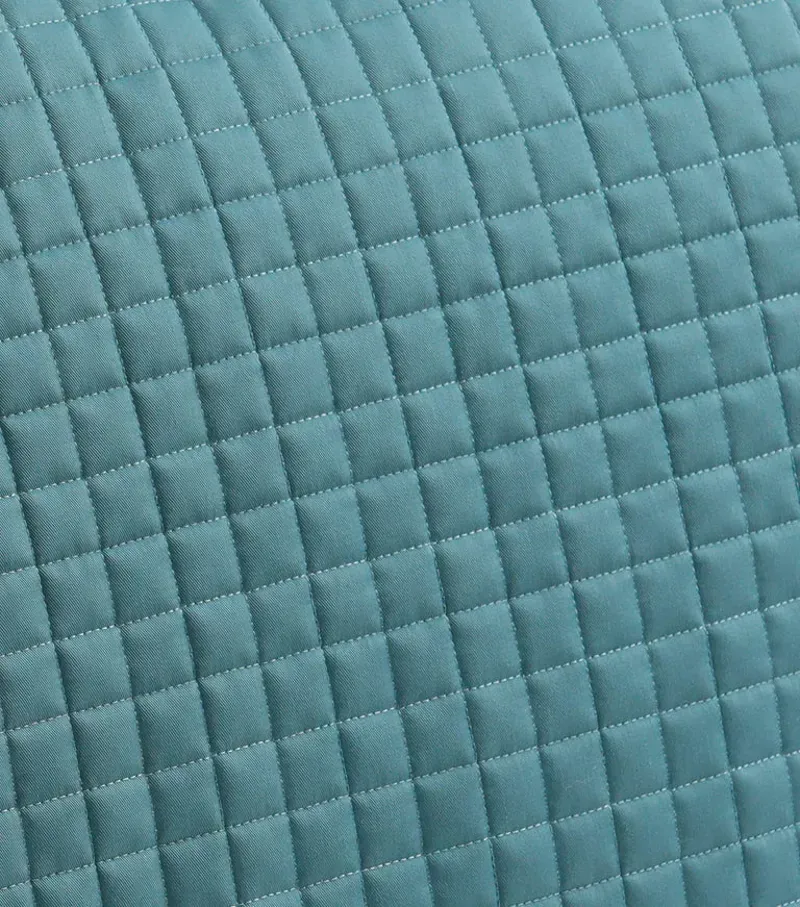 Premier Equine Close Contact Cotton Dressage Saddle Pad - Turquoise-3