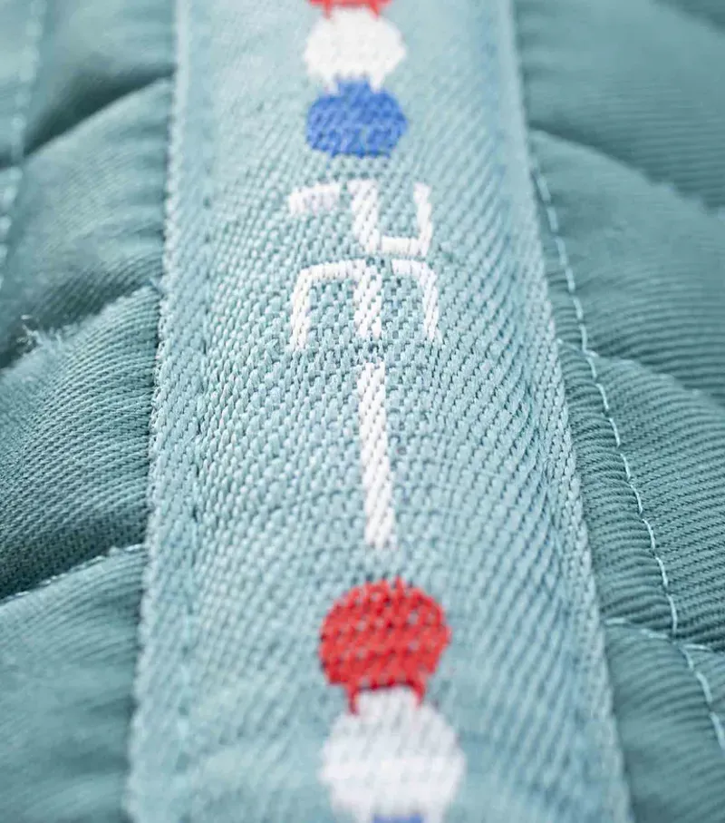 Premier Equine Close Contact Cotton Dressage Saddle Pad - Turquoise-5