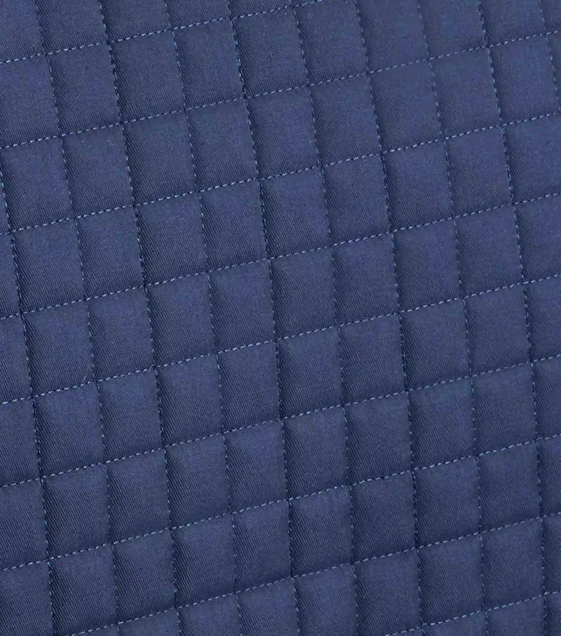 Premier Equine Close Contact Merino Wool European Dressage Square - Navy/Natural-3