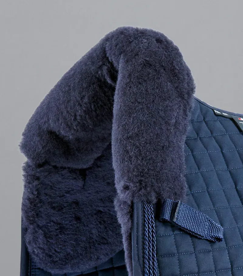 Premier Equine Close Contact Merino Wool European Dressage Square - Navy/Navy-1