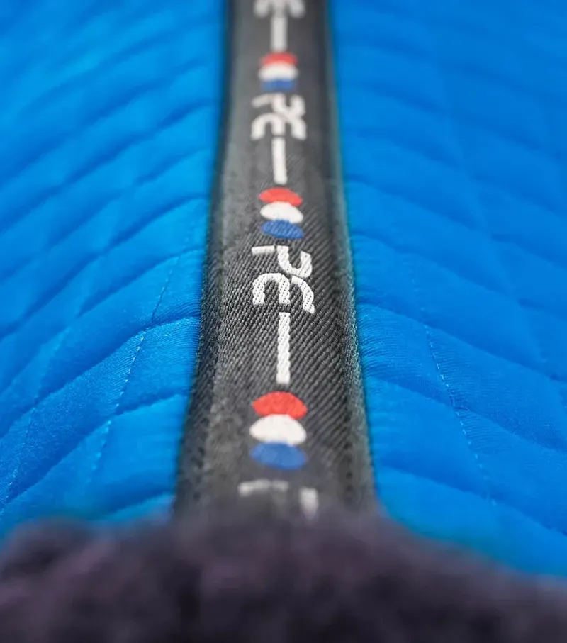 Premier Equine Close Contact Merino Wool European Dressage Square - Royal Blue/Navy-4