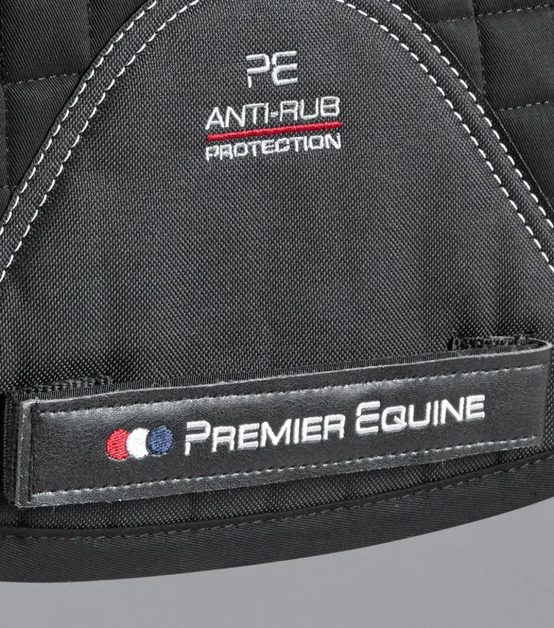 Premier Equine Close Contact Merino Wool European GP/Jump Square - Black/Natural-4