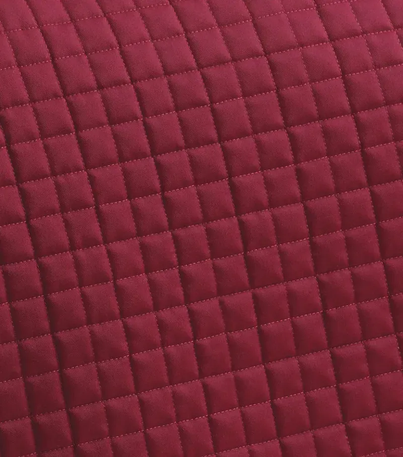 Premier Equine Close Contact Merino Wool European GP/Jump Square - Burgundy/Navy-3