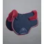 Premier Equine Close Contact Merino Wool European GP/Jump Square - Navy/Burgundy