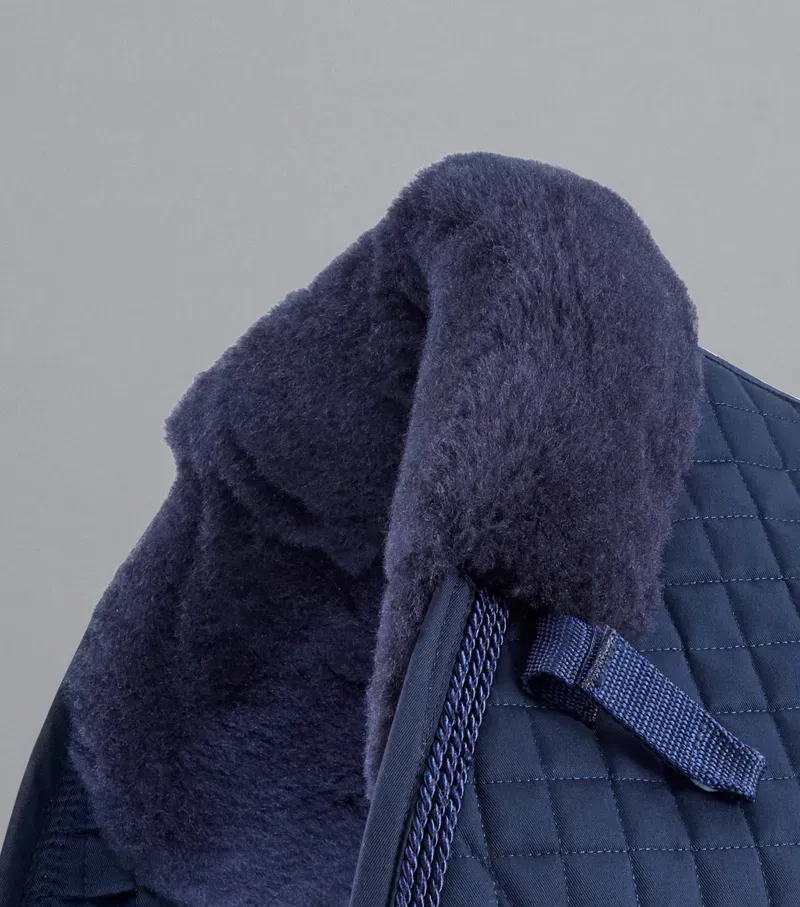 Premier Equine Close Contact Merino Wool European GP/Jump Square - Navy/Navy-2