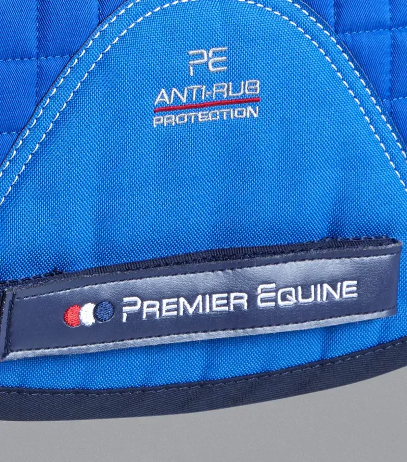 Premier Equine Close Contact Merino Wool European GP/Jump Square - Royal Blue/Navy-4