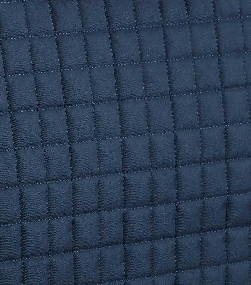 Premier Equine Close Contact Merino Wool European Dressage Square - Navy/Burgundy-3
