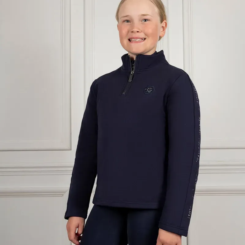 Coldstream Cairncross Quarter Zip - Navy