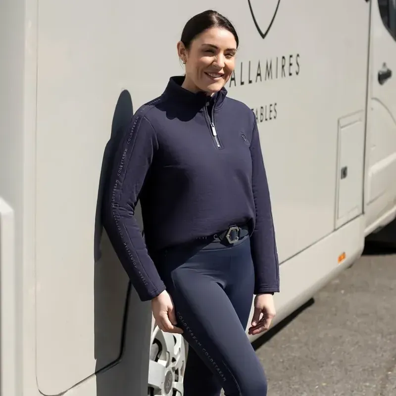 Coldstream Cairncross Quarter Zip - Navy